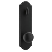 Weslock Single Cylinder Interior Pack Featuring a Wexford Knob from the Molten Bronze Collection Black